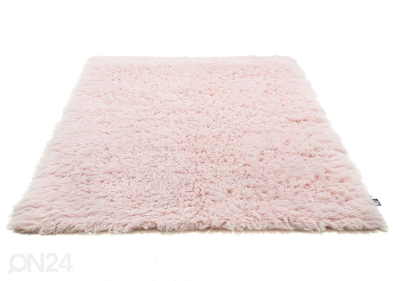 Matto Tom Tailor Fluffy Uni 140x190 cm, vaaleanpunainen kuvasuurennos