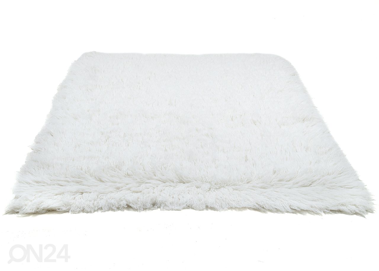 Matto Tom Tailor Fluffy Uni 140x190 cm, valkoinen kuvasuurennos