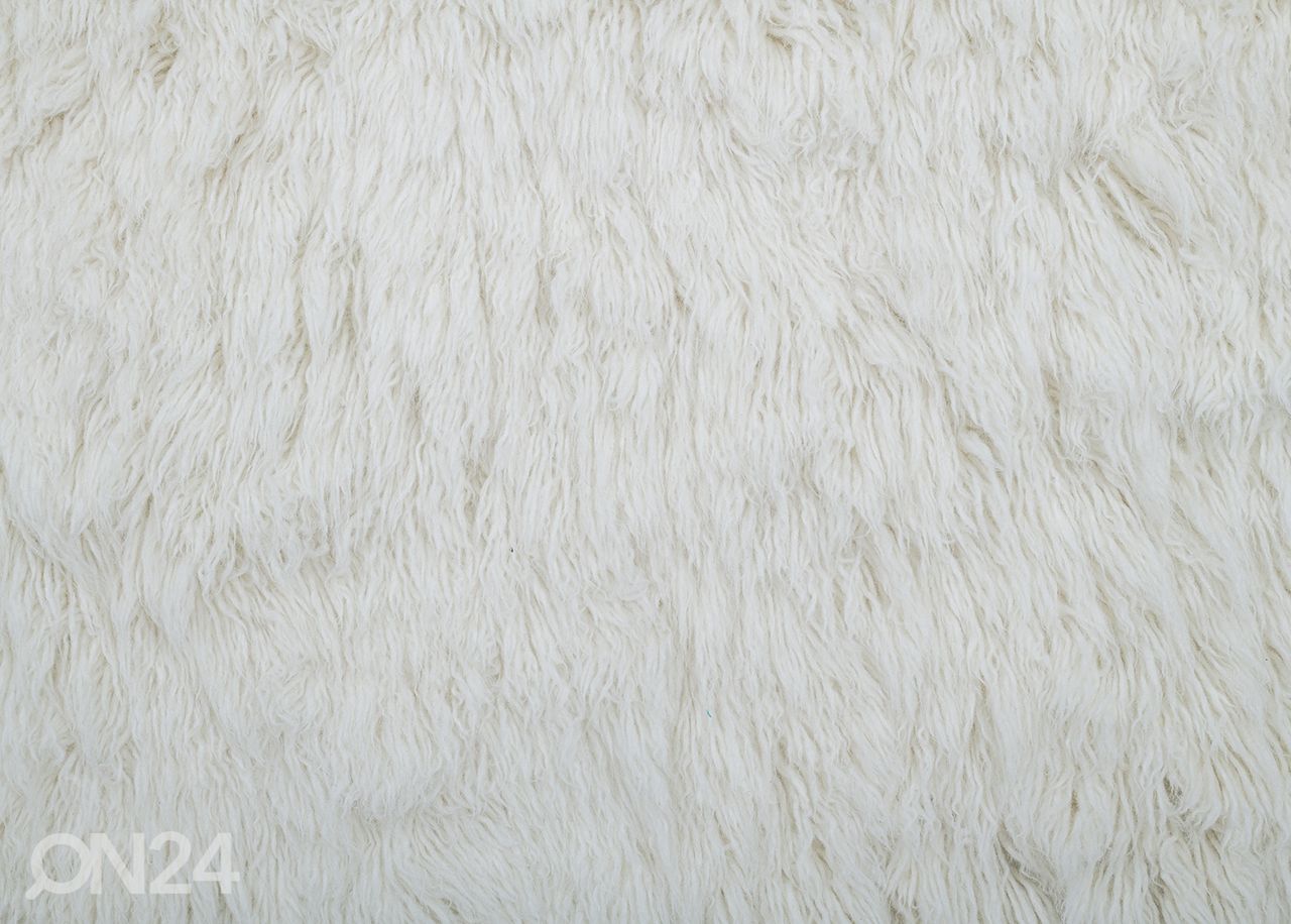 Matto Tom Tailor Fluffy Uni 80x160 cm, valkoinen kuvasuurennos