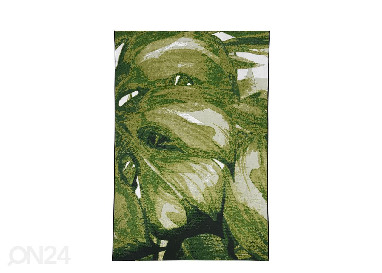 Matto Tom Tailor Garden Palm sisä-/ulkokäyttöön, 123x180 cm, vihreä kuvasuurennos