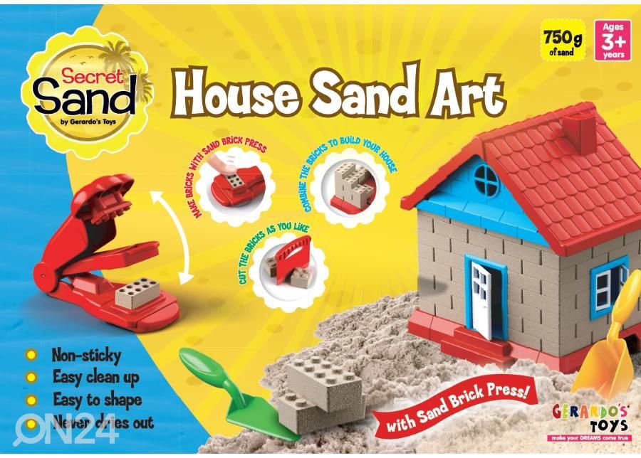 Muovailuhiekka Talo Gerardo's Toys Secret Sand 750 g kuvasuurennos