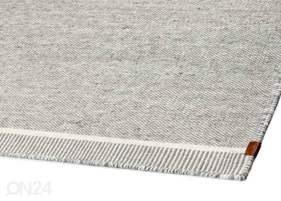 Narma käsinkudottu villamatto TURNA harmaa 140x200 cm kuvasuurennos