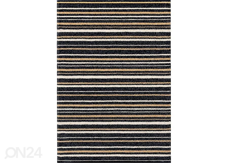 Narma muovimatto Hullo black-beige 70x100 cm kuvasuurennos