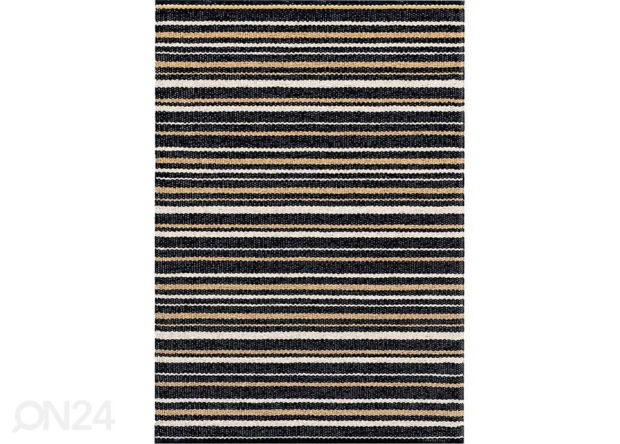 Narma muovimatto Hullo black-beige 70x350 cm kuvasuurennos