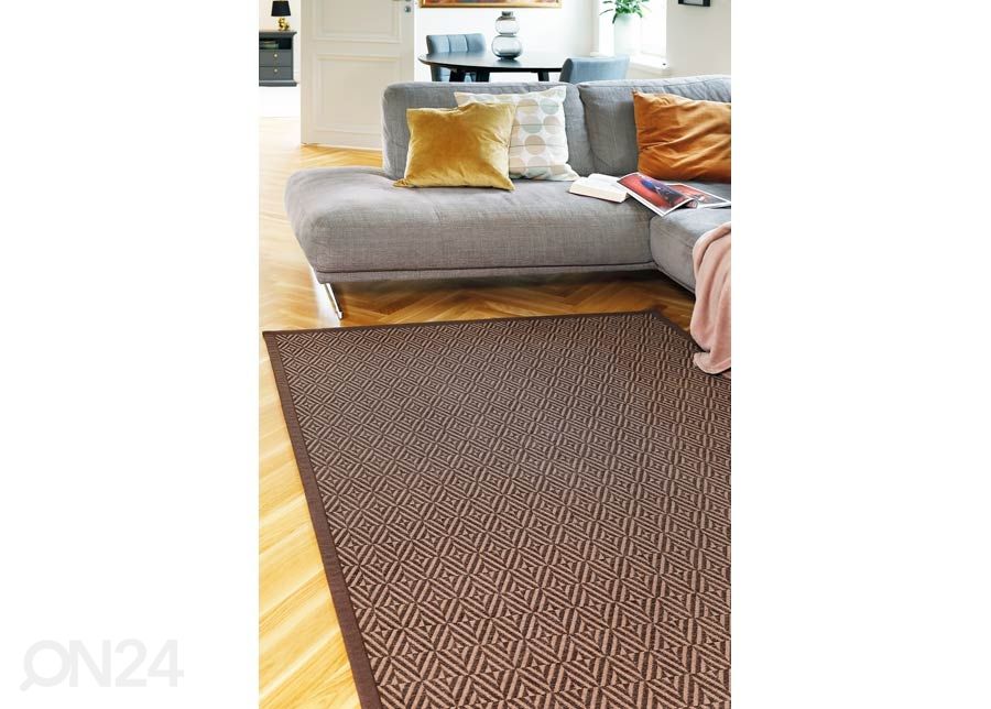 Narma smartWeave® BASIC TWIN matto Pyhä brown 160x230 cm kuvasuurennos