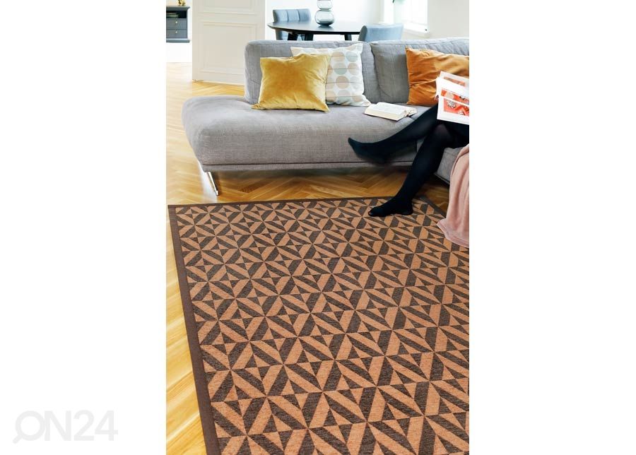 Narma smartWeave® BASIC TWIN matto Pyhä brown 160x230 cm kuvasuurennos