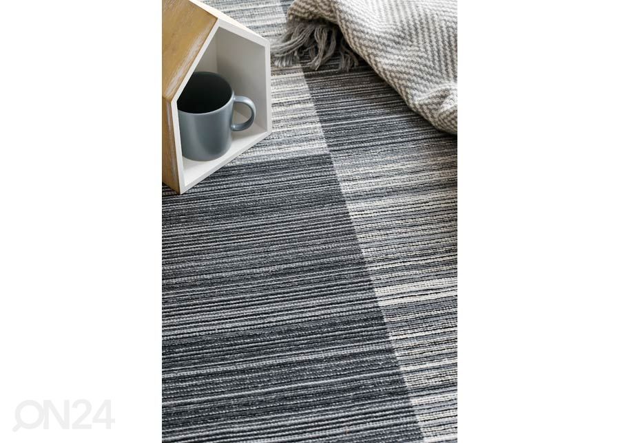 Narma smartWeave® matto Kastna harmaa 100x160 cm kuvasuurennos