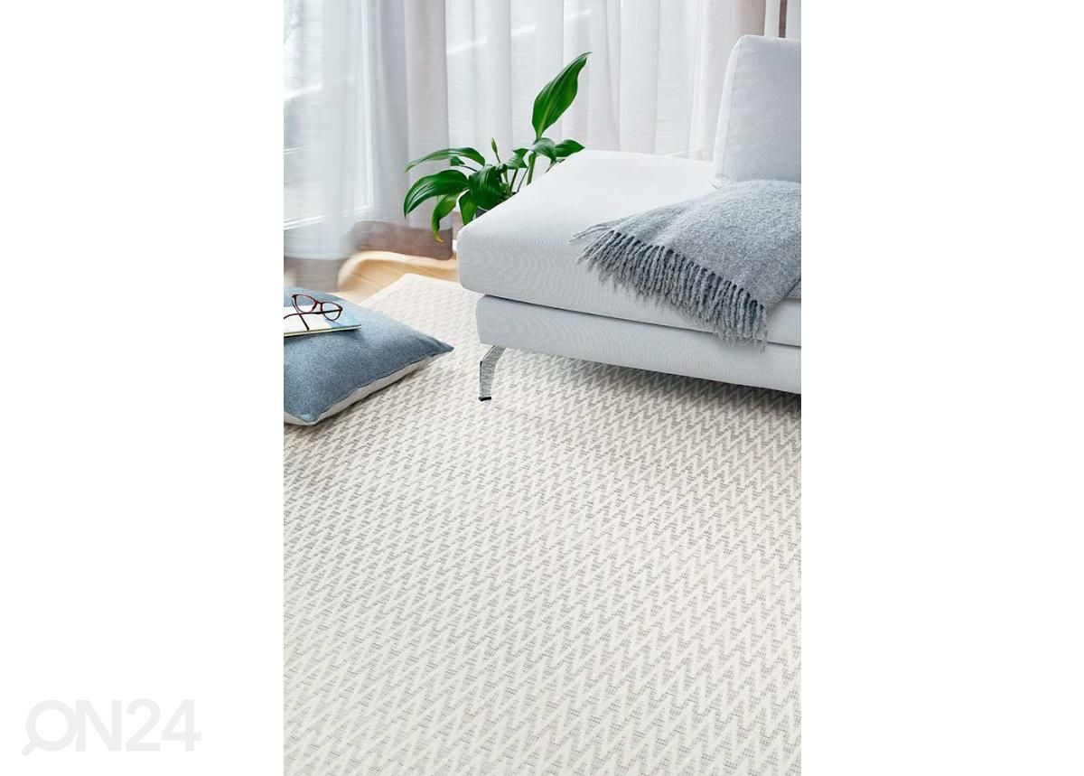 NARMA smartWeave® matto Kiska white 140x200 cm kuvasuurennos