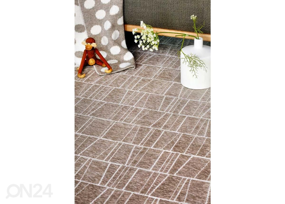 NARMA smartWeave® matto Kursi beige 140x200 cm kuvasuurennos