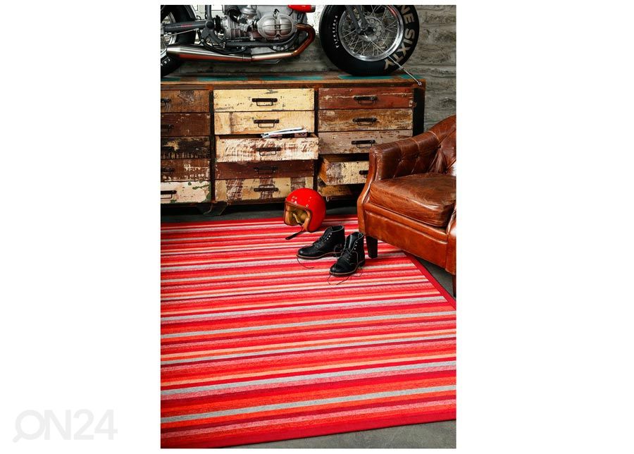 NARMA smartWeave® matto Liiva red 100x160 cm kuvasuurennos