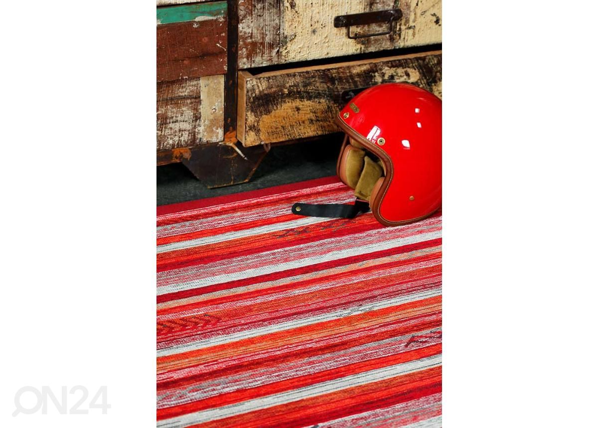 NARMA smartWeave® matto Liiva red 70x140 cm kuvasuurennos