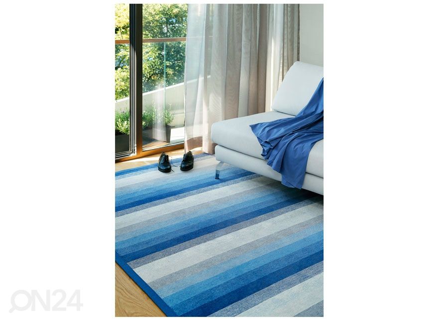 Narma smartWeave® matto Luke blue 100x160 cm kuvasuurennos