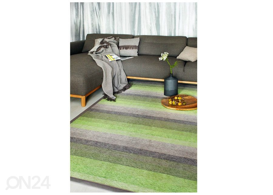 Narma smartWeave® matto Luke green 100x160 cm kuvasuurennos