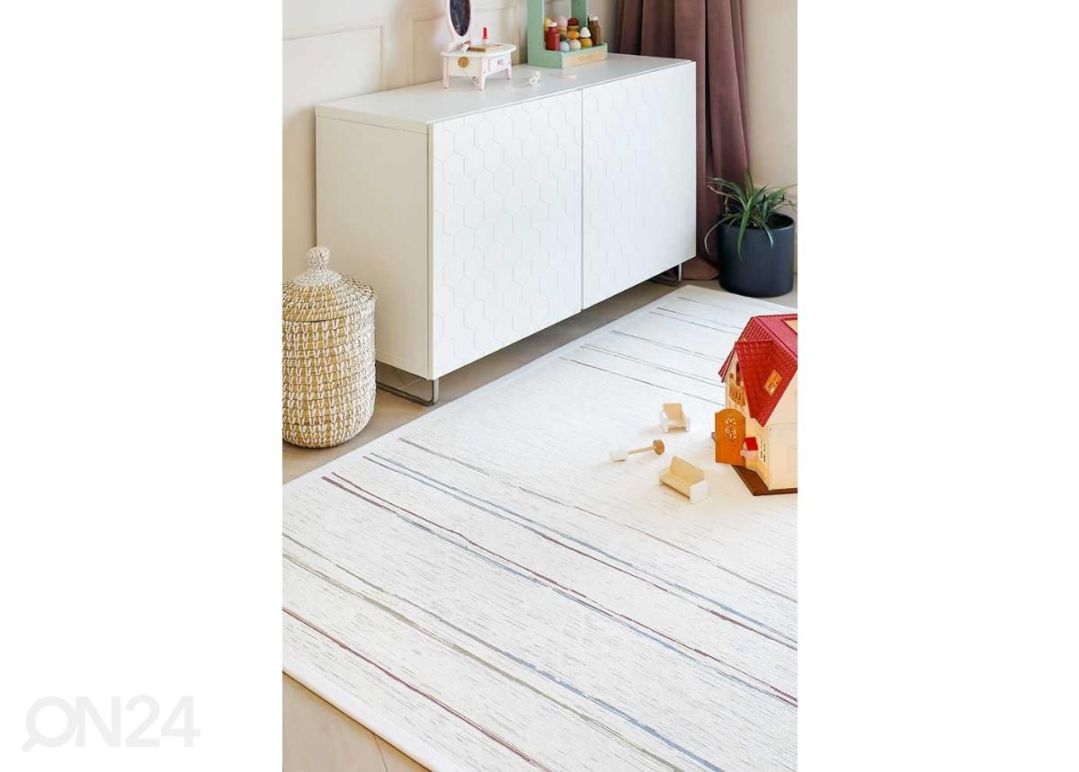 NARMA smartWeave® matto Mooste white multi 140x200 cm kuvasuurennos