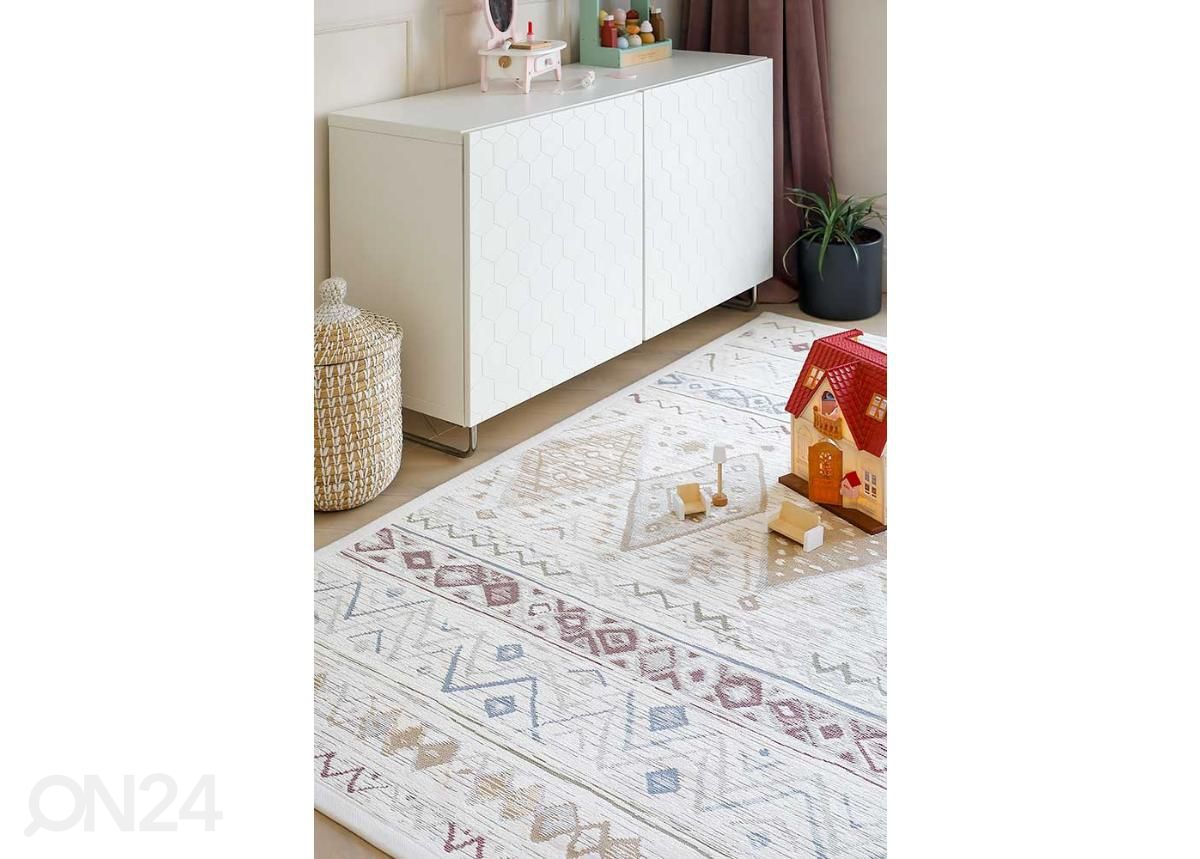 NARMA smartWeave® matto Mooste white multi 140x200 cm kuvasuurennos