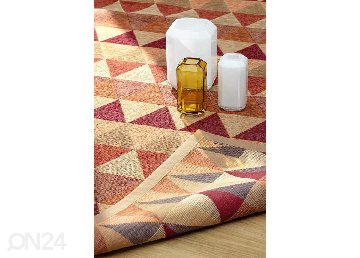 NARMA smartWeave® matto Norra gold-red 140x200 cm kuvasuurennos