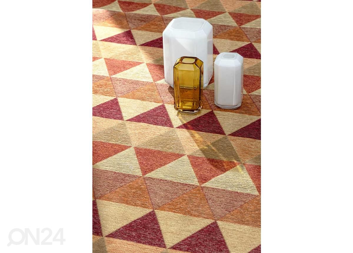 NARMA smartWeave® matto Norra gold-red 140x200 cm kuvasuurennos