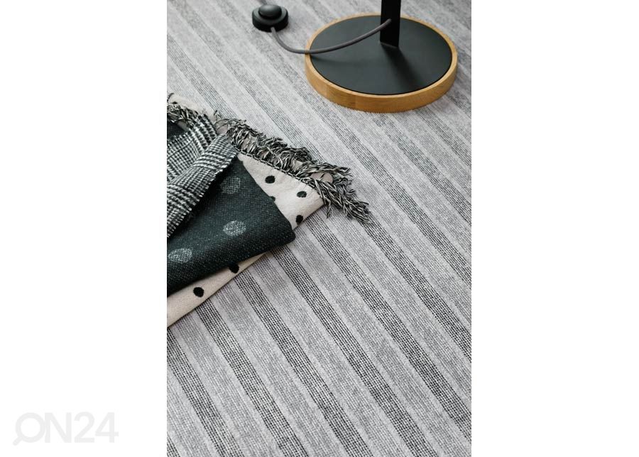 Narma smartWeave® matto Oola hopea 100x160 cm kuvasuurennos