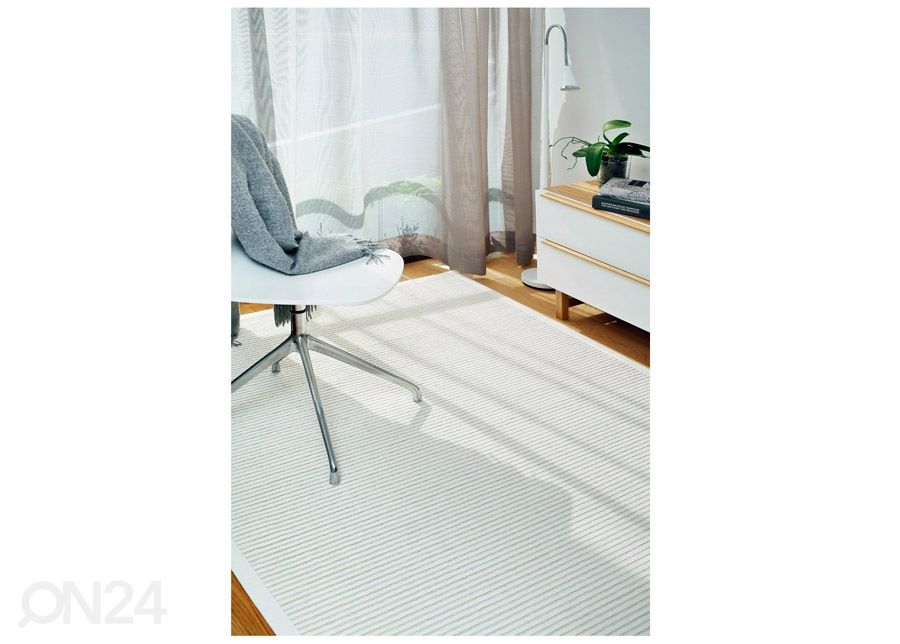 Narma smartWeave® matto Raadi white 80x250 cm kuvasuurennos