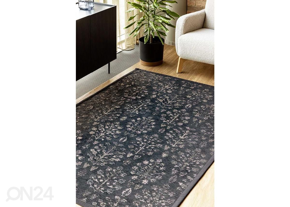 NARMA smartWeave® matto Reigi carbon multi 140x200 cm kuvasuurennos