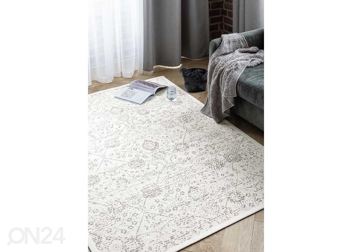 NARMA smartWeave® matto Sangaste valkoinen 140x200 cm kuvasuurennos