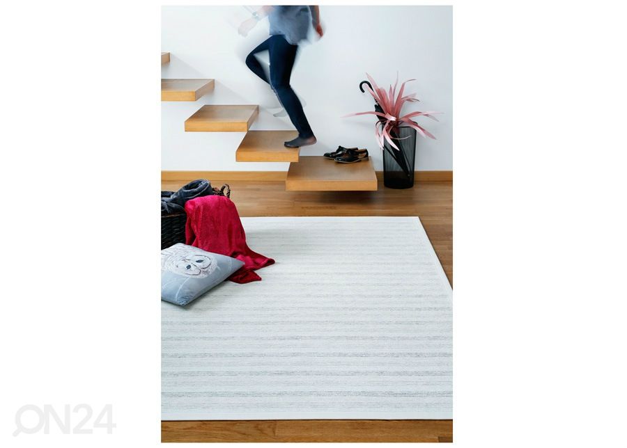Narma smartWeave® matto Tahula white 70x140 cm kuvasuurennos