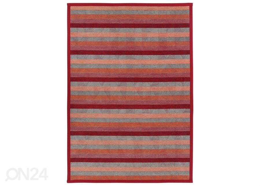 Narma smartWeave® matto Treski red 140x200 cm kuvasuurennos