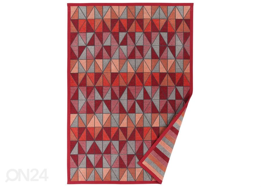 Narma smartWeave® matto Treski red 140x200 cm kuvasuurennos