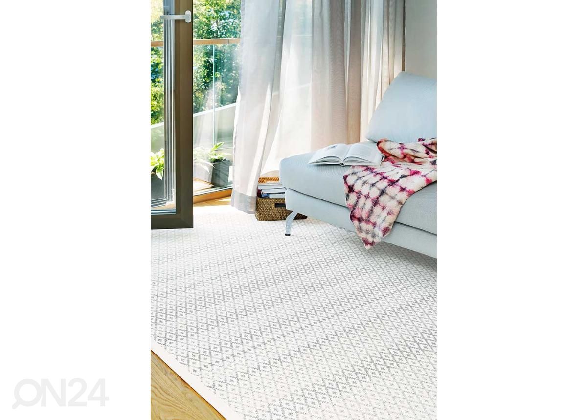 NARMA smartWeave® matto Tsirgu white 200x300 cm kuvasuurennos