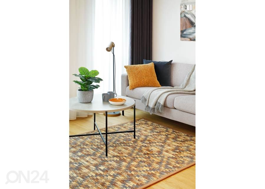 Narma smartWeave® matto Vergi toffee 80x250 cm kuvasuurennos