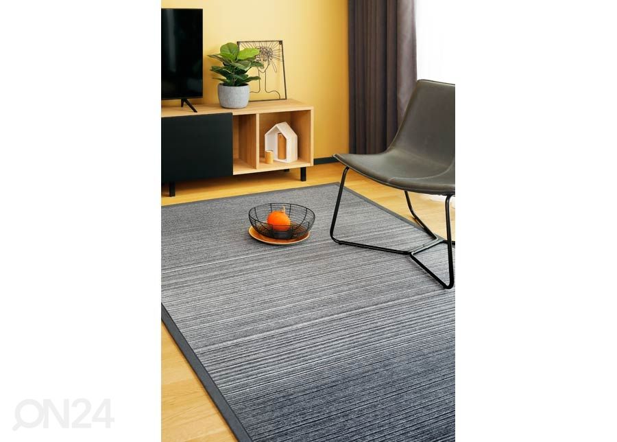 Narma smartWeave® matto Virve carbon 80x250 c kuvasuurennos