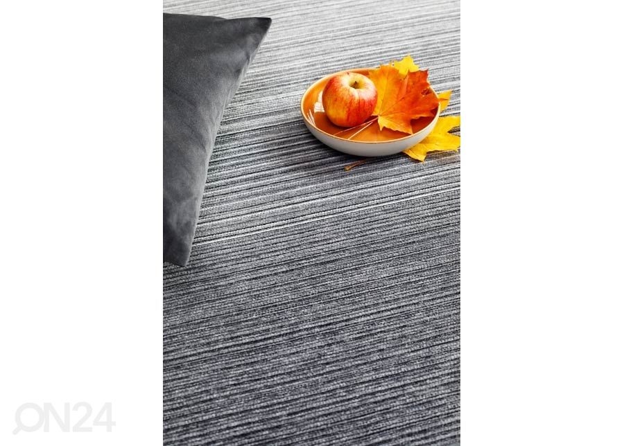 Narma smartWeave® matto Virve carbon 80x250 c kuvasuurennos