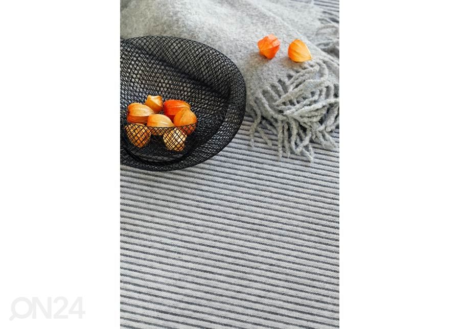 Narma smartWeave® matto Vivva hopea 80x250 cm kuvasuurennos