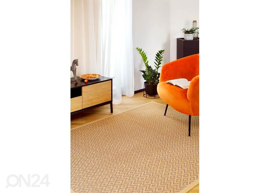 Narma smartWeave® TWIN matto Are gold 100x160 cm kuvasuurennos