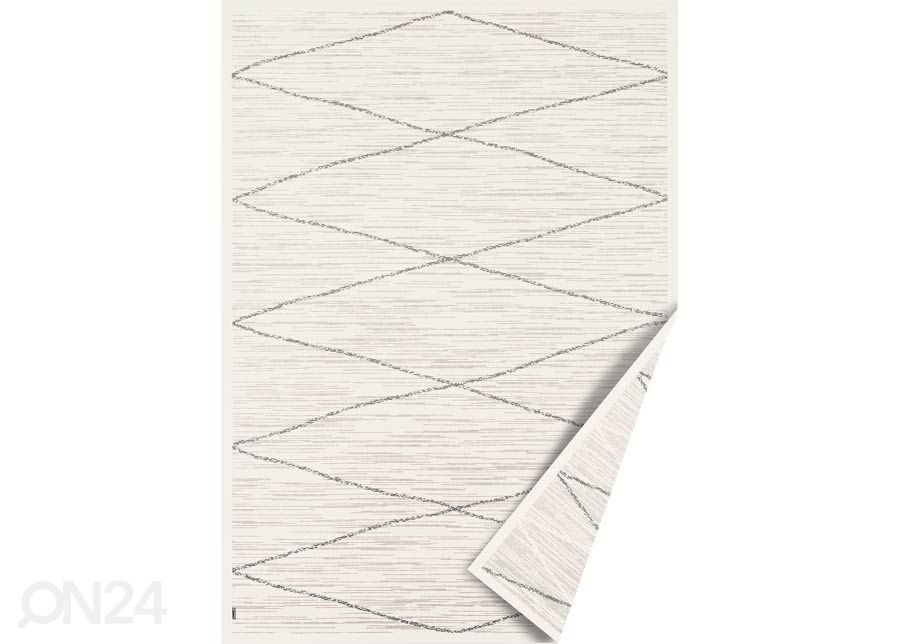 Narma smartWeave® TWIN matto Kauri white 100x160 cm kuvasuurennos
