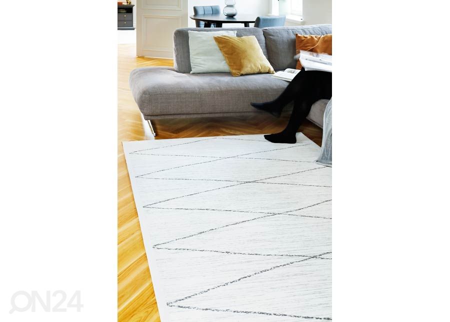 Narma smartWeave® TWIN matto Kauri white 200x300 cm kuvasuurennos