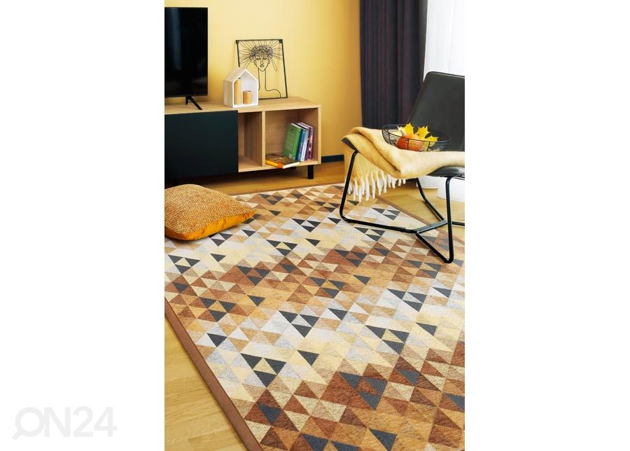 Narma smartWeave® TWIN matto Kiva toffee 100x160 cm kuvasuurennos