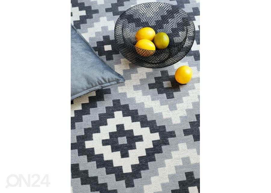 Narma smartWeave® TWIN matto Saka hopea 100x160 cm kuvasuurennos