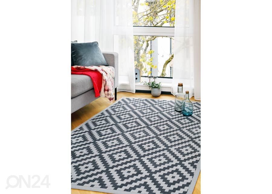 Narma smartWeave® TWIN matto Saka hopea 100x160 cm kuvasuurennos