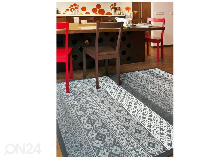 NARMA smartWeave® vaip Tidriku harmaa 100x160 cm kuvasuurennos