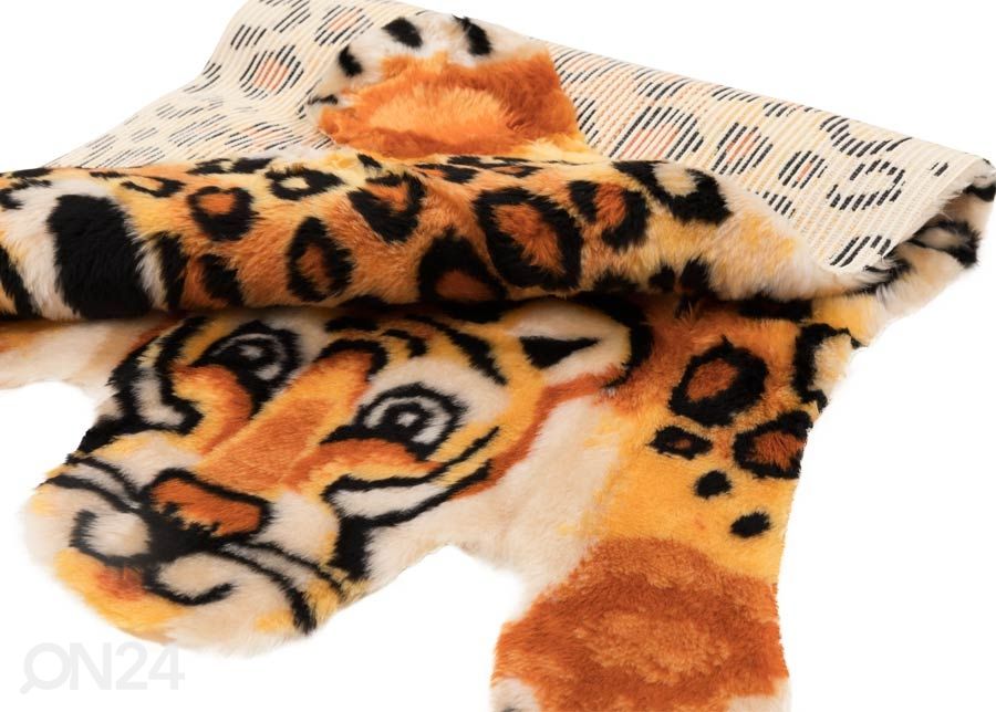 Narma Vegan Fur plyysimatto KIDS BUDDY 70x110 Leopardi kuvasuurennos