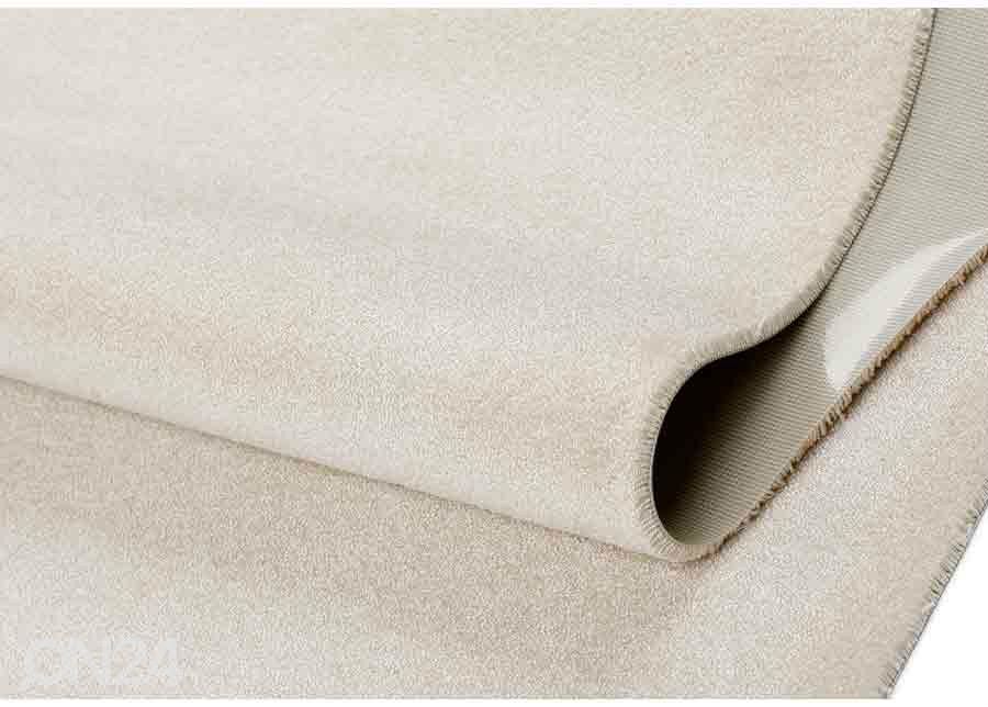 Narma velour Eden cream pyöreä Ø 133 cm kuvasuurennos