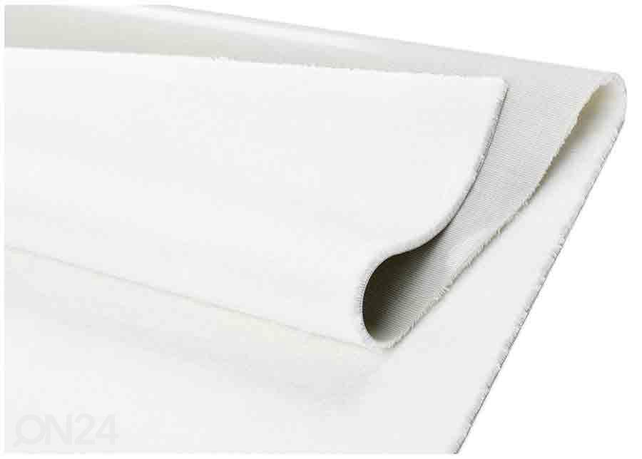 Narma velour matto Eden white 67x133 cm kuvasuurennos