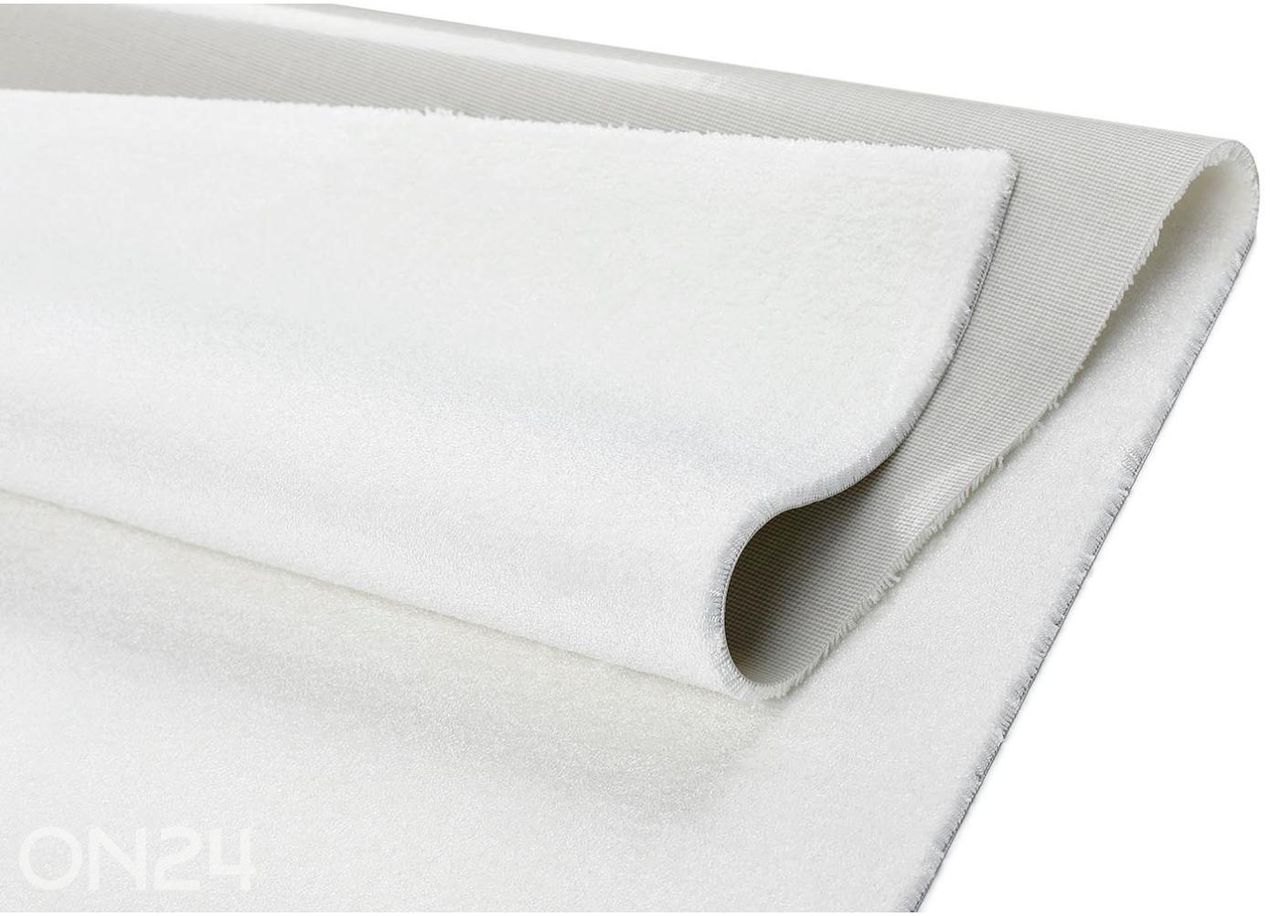 Narma velour matto Eden white 80x160 cm kuvasuurennos