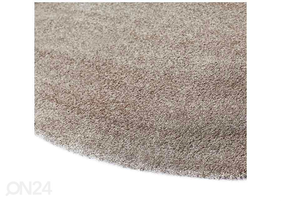 Narma velour matto Noble™ beige pyöreä Ø 133 cm kuvasuurennos