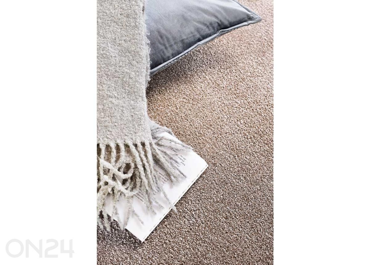 Narma velour matto Noble™ beige pyöreä Ø 133 cm kuvasuurennos