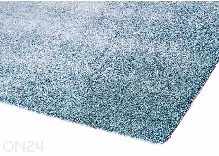 Narma velour matto Noble blue 67x133 cm kuvasuurennos