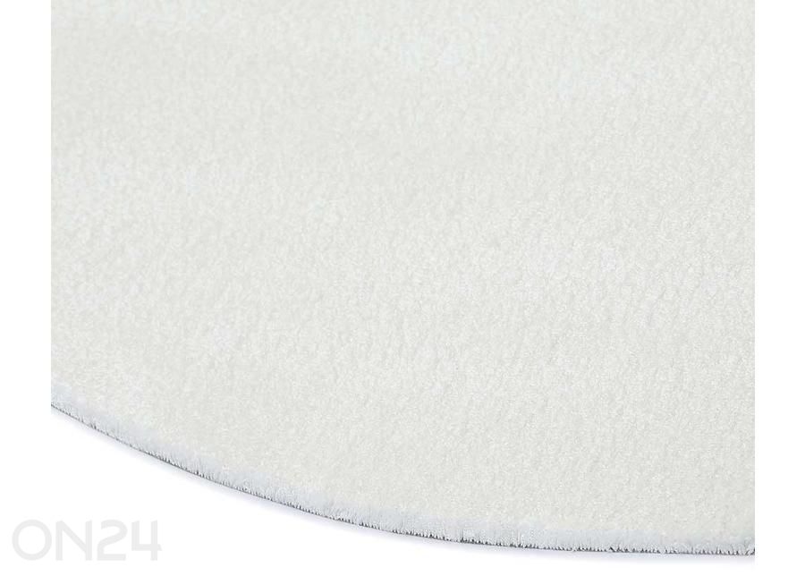 Narma velour matto Noble™ white pyöreä Ø 133 cm kuvasuurennos