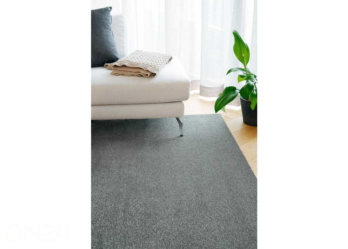 Narma veluurimatto Eden™ grey 67x133 cm kuvasuurennos