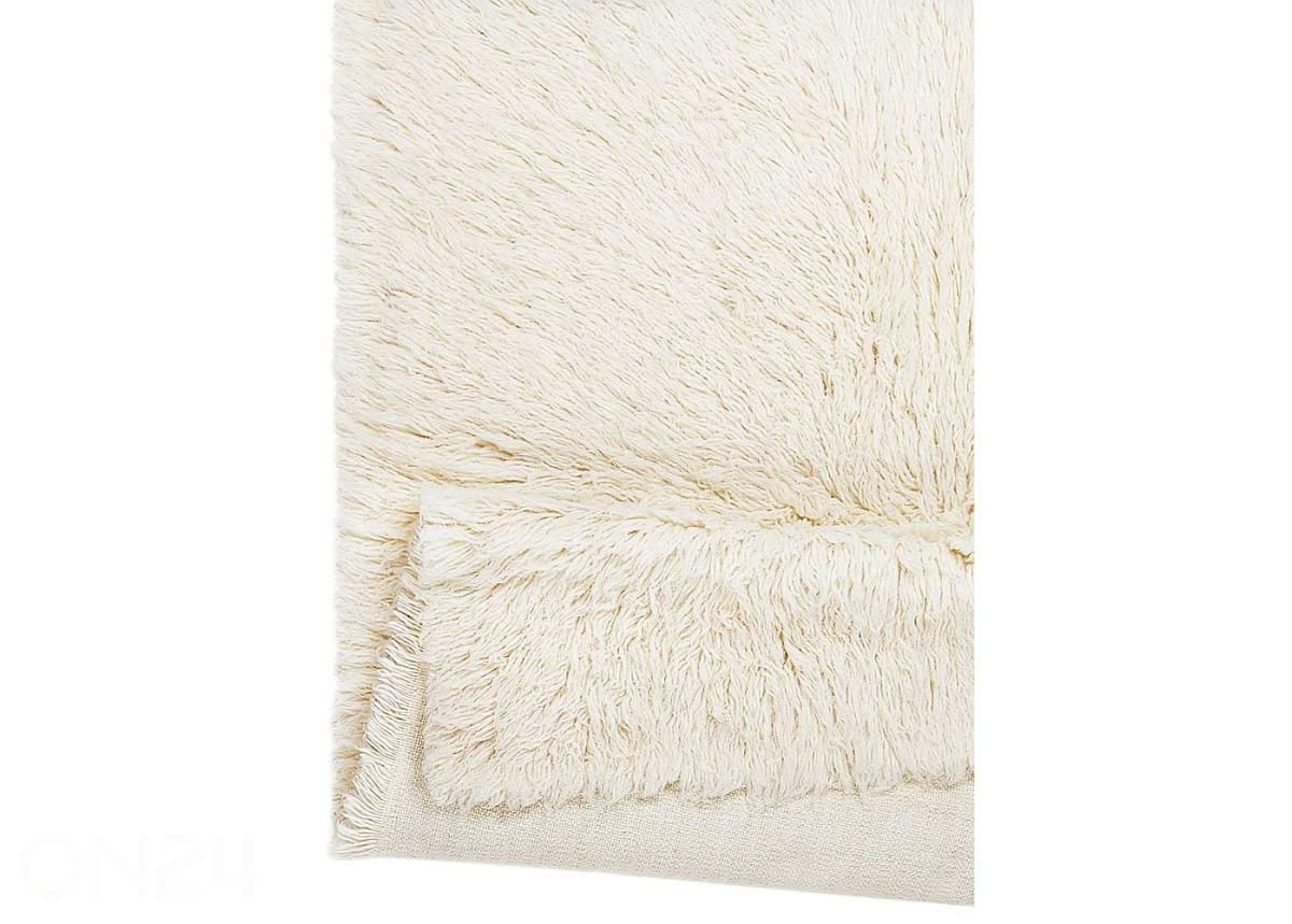 Narma villamatto Flokati white 60x120 cm kuvasuurennos